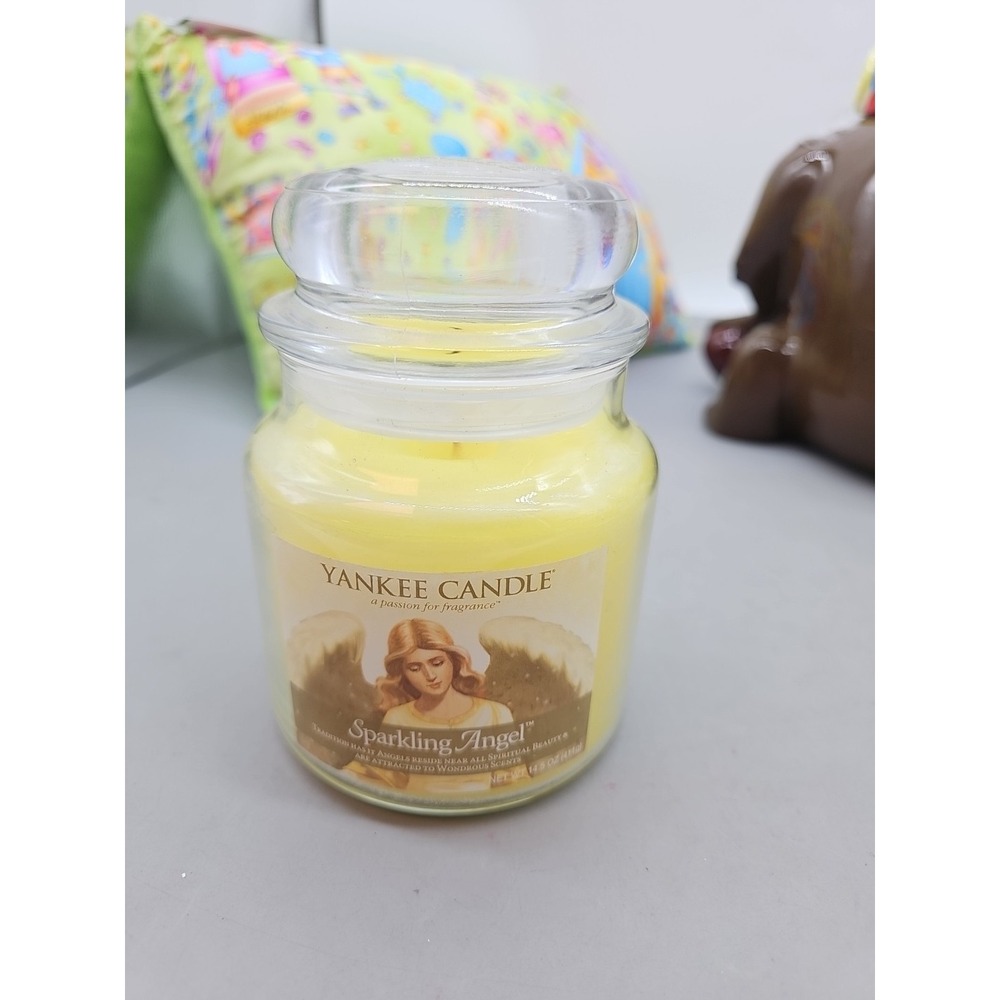 Yankee Candle Sparkling Angel Large Jar 14.5 oz Angel Discontinued Retired